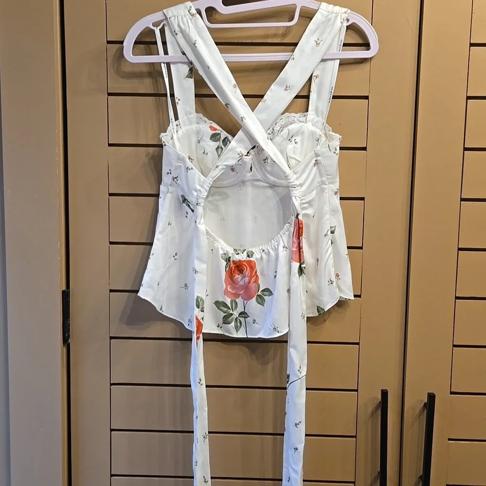 For Love and Lemons Rosebud Corset Top Size Small - Picture 6 of 12